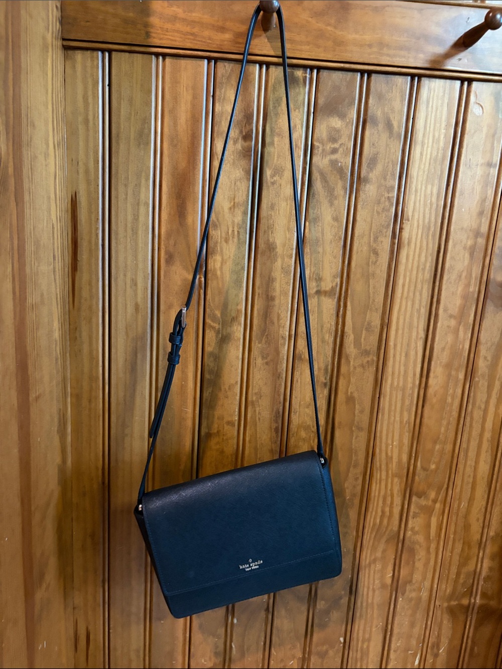 kate spade navy leather crossbody bag